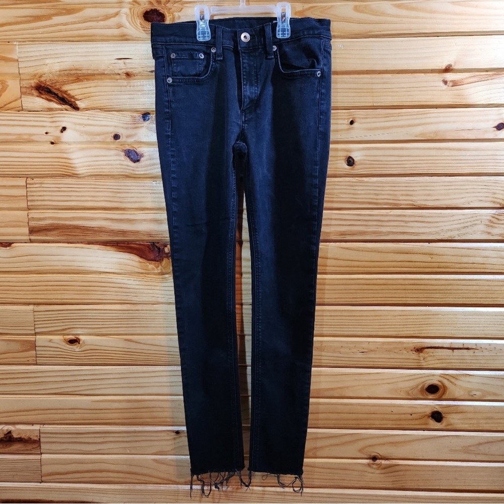 Rag & Bone Jeans | Ankle Skinny Raw Hem Black Women's 27